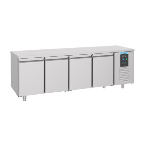 Positiivinen GN 1/1 -jäähdytyspöytä, 4 ovea - 632 L - CombiSteel