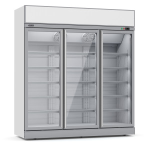 Vitrine Réfrigérée Positive à 3 Portes Vitrées - 1530 L - CombiSteel