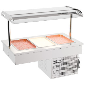 Jäähdytetty Drop-In -allas - 3 GN 1/1 - CombiSteel