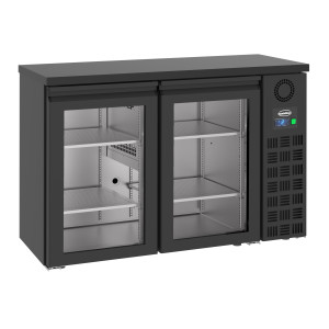 2-ovinen lasiovinen takabaari - 320 L - CombiSteel