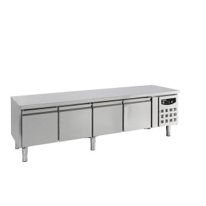 Positivt kylt bord GN 1/1 med 4 dörrar - CombiSteel