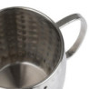 Hammered Stainless Steel Mug - 440 ml - Olympia