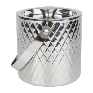 Stainless Steel Double Wall Ice Bucket - 2 L - Olympia