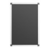 Black Magnetic Board - 400 x 600 mm - Olympia