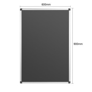 Musta magneettitaulu - 600 x 900 mm - Olympia