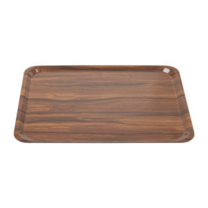 Slät Laminerad Bricka Capri Valnöt - 460 x 360 mm - Cambro