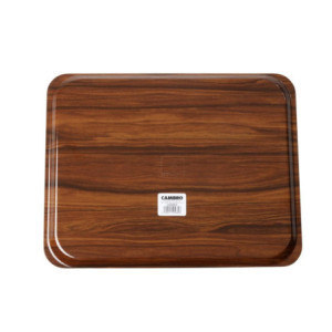 Slät Laminerad Bricka Capri Valnöt - 460 x 360 mm - Cambro