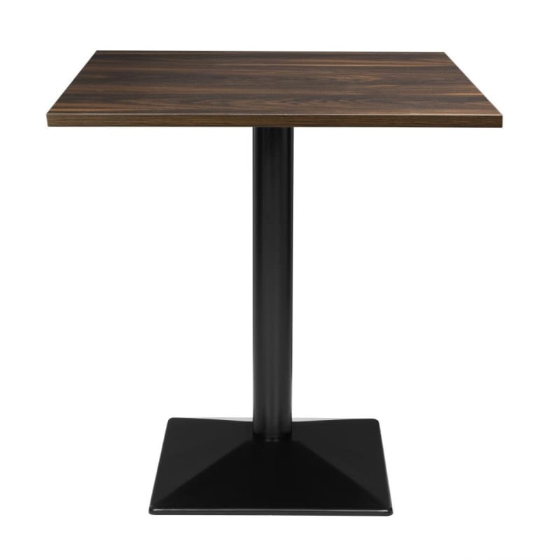 Square Table Dark Wood Effect - 70 x 70 cm - Bolero