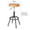 Brooklyn Caramel PU Bar Stool - Bolero