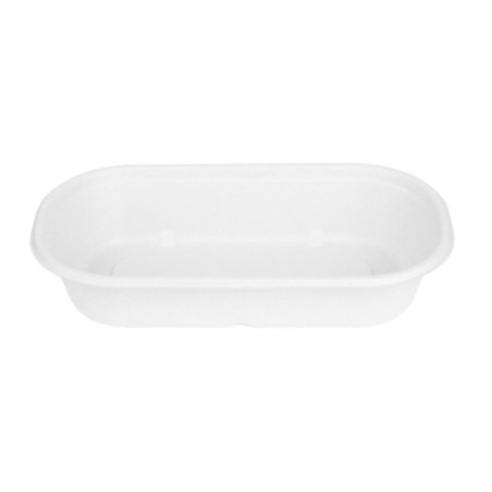 Barquette Ovale en Bagasse - 850 ml - Lot de 100 - Fiesta