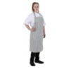 Raidallinen harmaa ja valkoinen esiliina - Whites Chefs Clothing