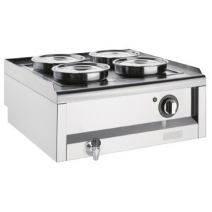 Bain-Marie 4 Pots Sarja 600 - Buffalo