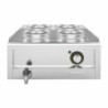 Bain-Marie 4 Pots Sarja 600 - Buffalo