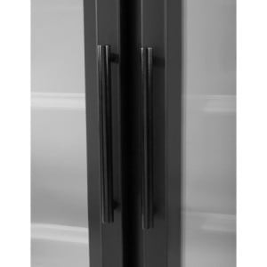 2-Door Refrigerated Display - 744 L - Positive Black - Polar