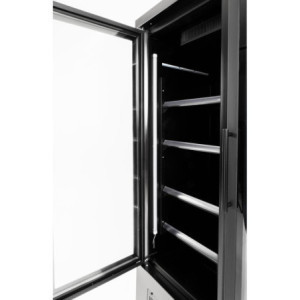 Refrigerated Display Case with 2 Doors - 744 L - Negative Black - Polar