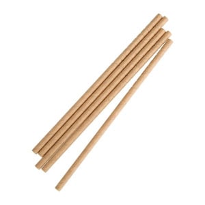 Paille en Papier Flexible - 210 mm - Lot de 250 - Fiesta