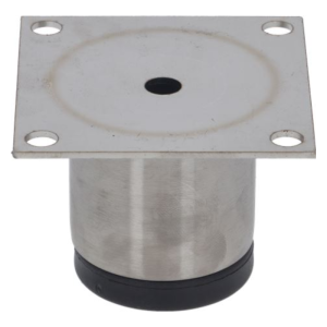 Justerbar fot AISI 304 ø 1"1/2 - 65 x 65 mm - FourniResto