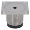 Justerbar fot AISI 304 ø 1"1/2 - 65 x 65 mm - FourniResto Justerbar fot AISI 304 ø 1"1/2 - 65 x 65 mm - FourniResto