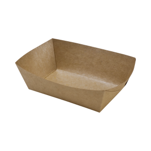 Kraft Pommes Frites Båt - 135 x 85 mm - Paket med 250 - FourniResto