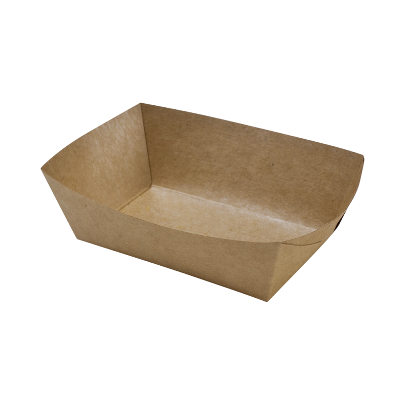 Kraft Pommes Frites Båt - 135 x 85 mm - Paket med 250 - FourniResto