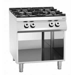 4-burner stove series 900 - Open Base from the brand Bartscher