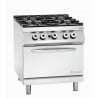 4-burner stove series 900 - Gas Oven GN 2/1 by Bartscher