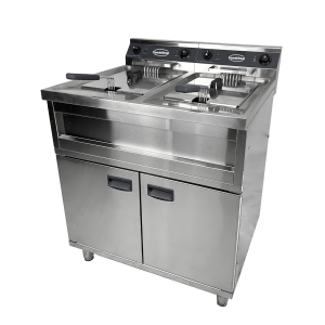 Fritös på Skåp 2 x 12 L - 2 x 9000 W - Kapacitet 24 L - Combisteel