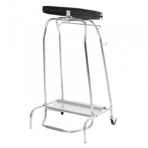 Stainless Steel Trash Bag Holder - 110L Dynasteel: professional hygiene and practicality