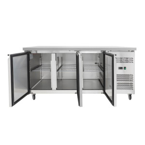 3-Door Refrigerated Table GN1/1 - Depth 700 - Dynasteel