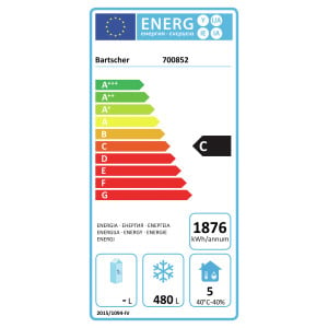 Armoire Réfrigérée Négative GN 2/1 - 650 L - Bartscher