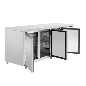 Positivt kylbord Djup 600 - 3 Dörrar - Dynasteel