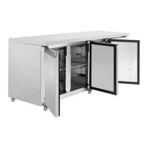 Positivt kylbord Djup 600 - 3 Dörrar - Dynasteel