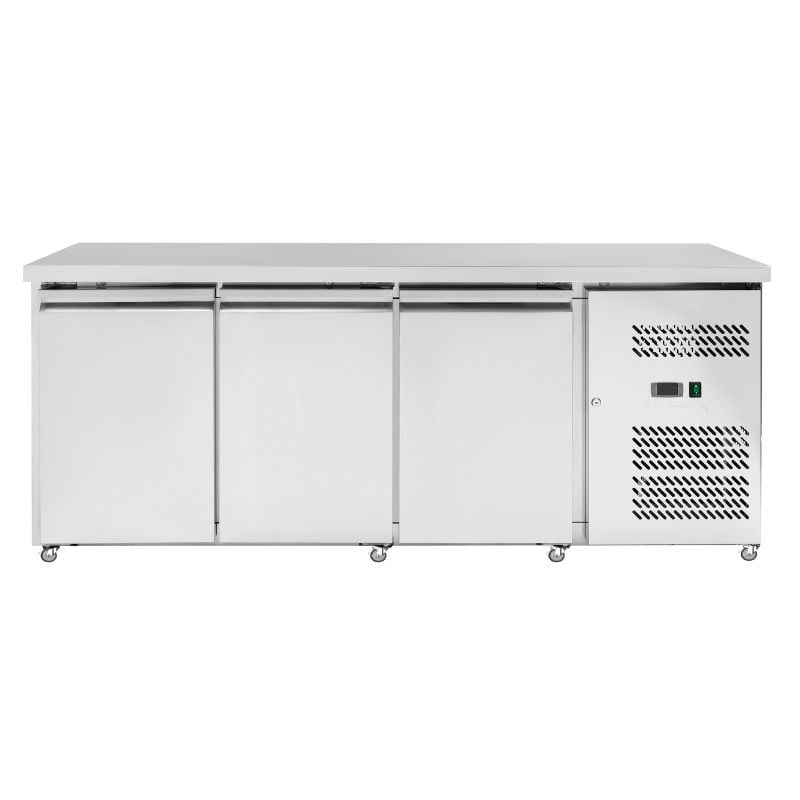 Positivt kylbord Djup 600 - 3 Dörrar - Dynasteel