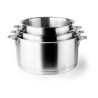 Set med 3 kastruller med Combi-handtag - Lacor