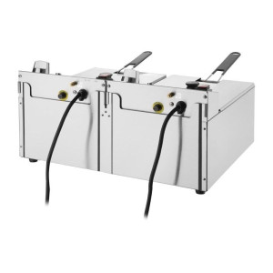 Sähköinen kaksoisrasvakeitin - 2X5L - Buffalo