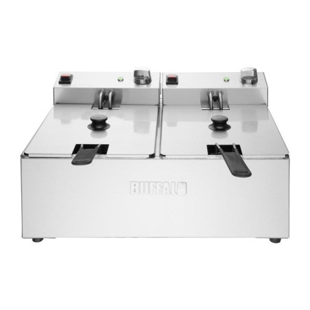 Sähköinen kaksoisrasvakeitin - 2X5L - Buffalo
