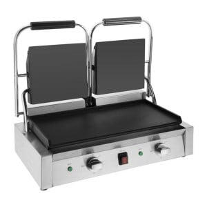 Grill med dubbelkontakt Bistro Slät/Slät 230V - Buffalo