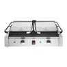 Grill De Contact Double Bistro Rainuré/Rainuré en Inox - Buffalo