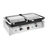 Grill De Contact Double Bistro Rainuré/Rainuré en Inox - Buffalo