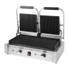 Grill De Contact Double Bistro Rainuré/Rainuré en Inox - Buffalo