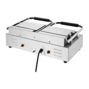 Grill De Contact Double Bistro Rainuré/Rainuré en Inox - Buffalo