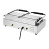 Grill De Contact Double Bistro Rainuré/Rainuré en Inox - Buffalo