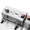 Dubbel Elektrisk Fritös med Timer - 2 X 8 L - Buffalo
