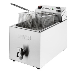 Enkel Elektrisk Fritös Med Timer - 1 X 8L - Buffalo
