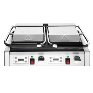 Double Smooth Contact Grill on the Left and Grooved on the Right - Buffalo