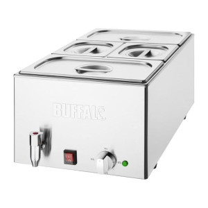 Bain-Marie med Avtappningskran och GN-Behållare