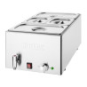 Bain-Marie med Avtappningskran och GN-Behållare