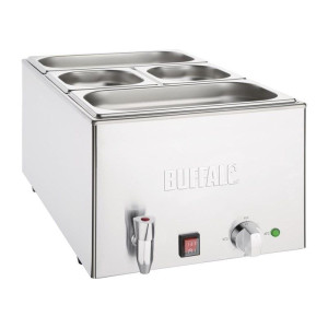 Bain-Marie med Avtappningskran och GN-Behållare