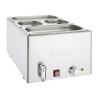 Bain-Marie med Avtappningskran och GN-Behållare