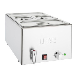 Bain-Marie med Avtappningskran och GN-Behållare
